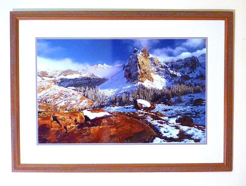 #21 Twin Peaks Wilderness, Utah 52x38" with frame