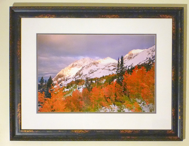 #25 Superior Peak, Little Cottonwood Canyon, 44x34" with frame