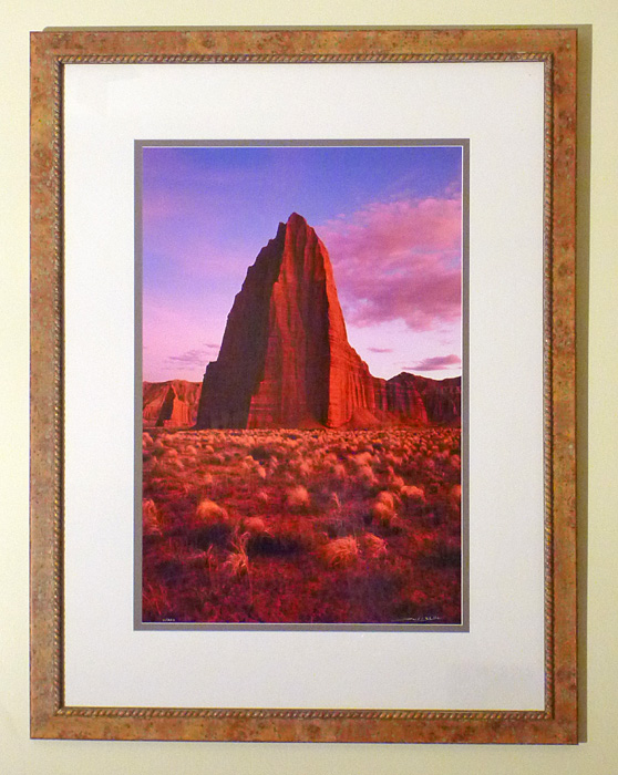 #31 Temple of the Sun, Utah, 44x34" with frame