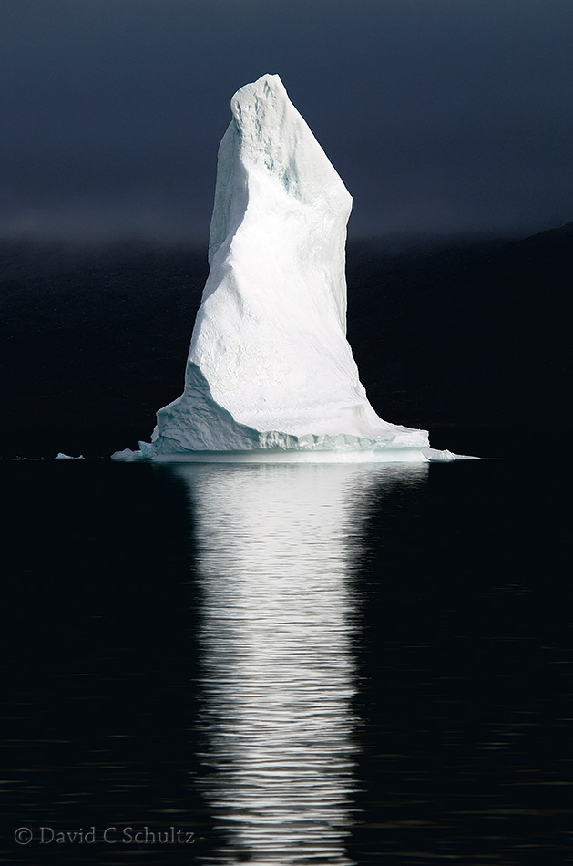 Iceberg in Scoresbysund Fjord - Image #167-318