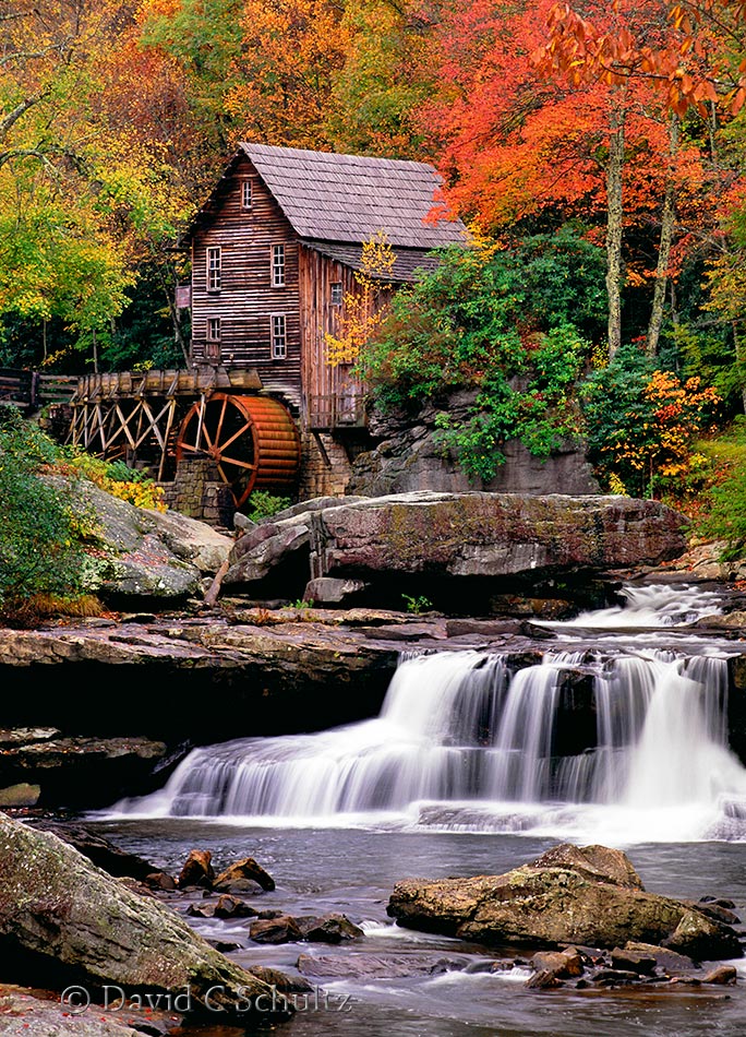 Fall at the Glade Creek Grist Mill in West Virginia - Image #129-89
