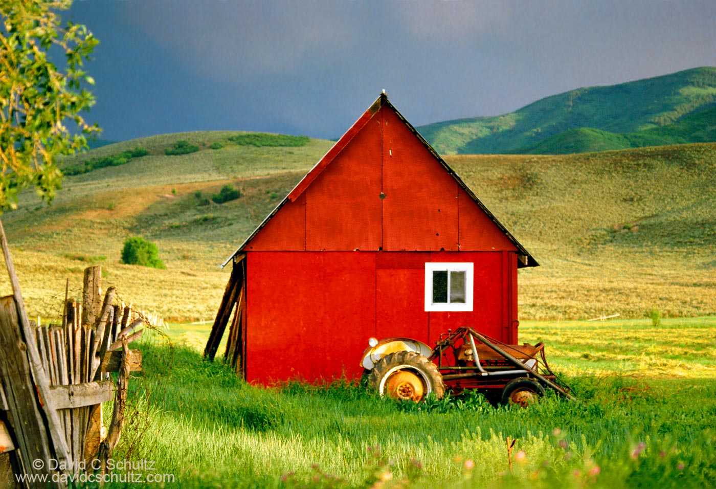 Red barn in Heber Utah- Image #13-57