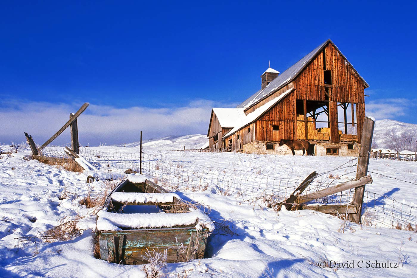 Winter at the Tate Barn Heber Valley Utah - Image #13-585