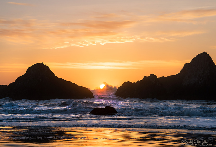 Sunset at Seal Rock Oregon