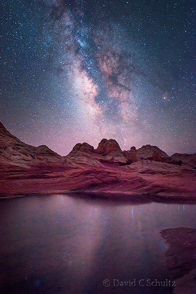 Milky Way at the White Pockets, Arizona