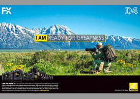 Photographer David C Schultz in Nikon video ad campaign